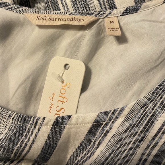 Soft Surrendering linen blend dress size M - Picture 3 of 5